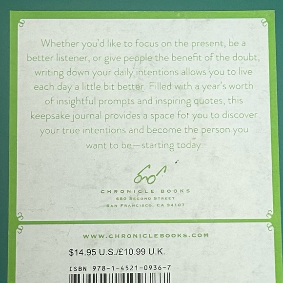 Chronicle Books Journal for Intention and Change - Picture 8 of 10